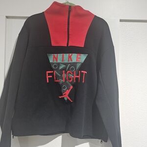 Nike Flight Black and Red Pullover